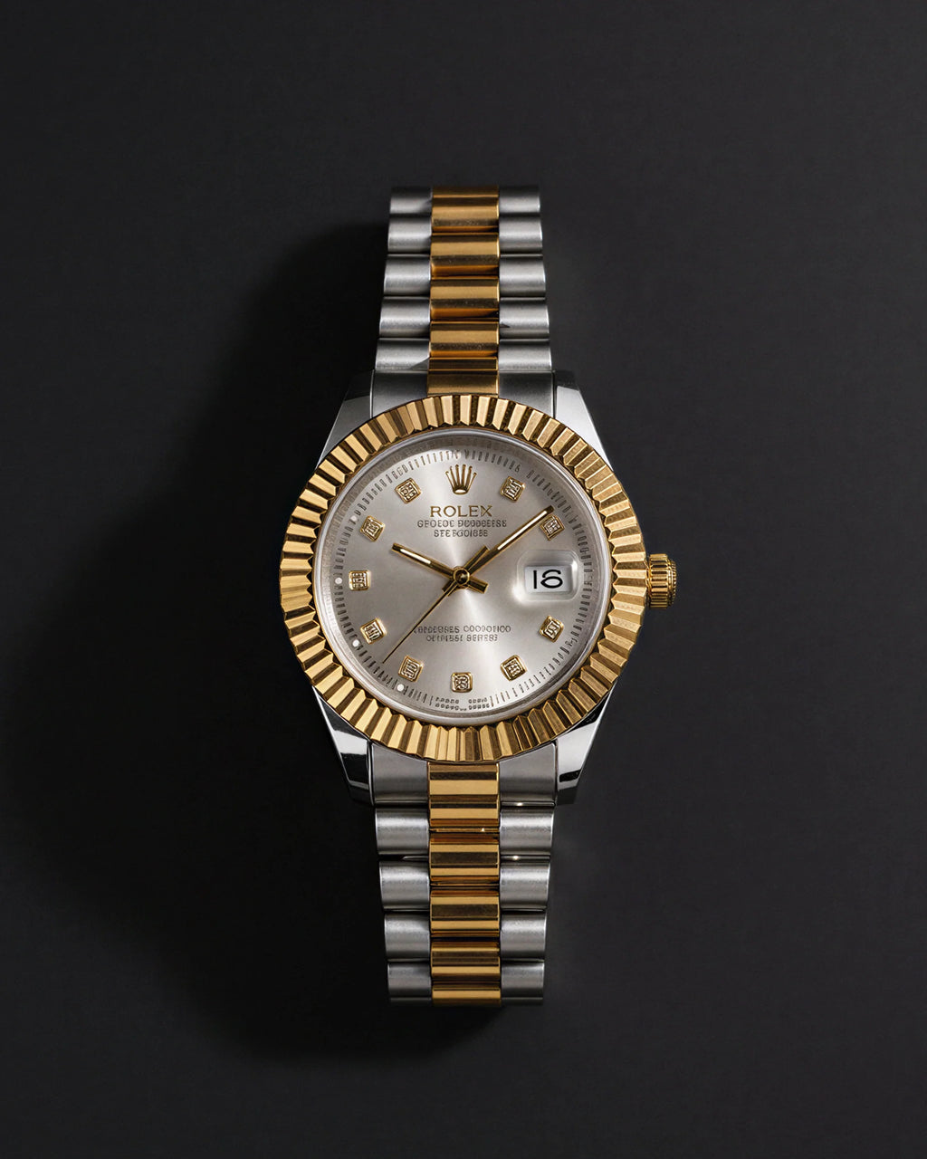 Prestige Silver Gold Watch