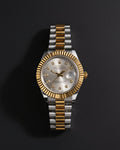 Prestige Silver Gold Watch