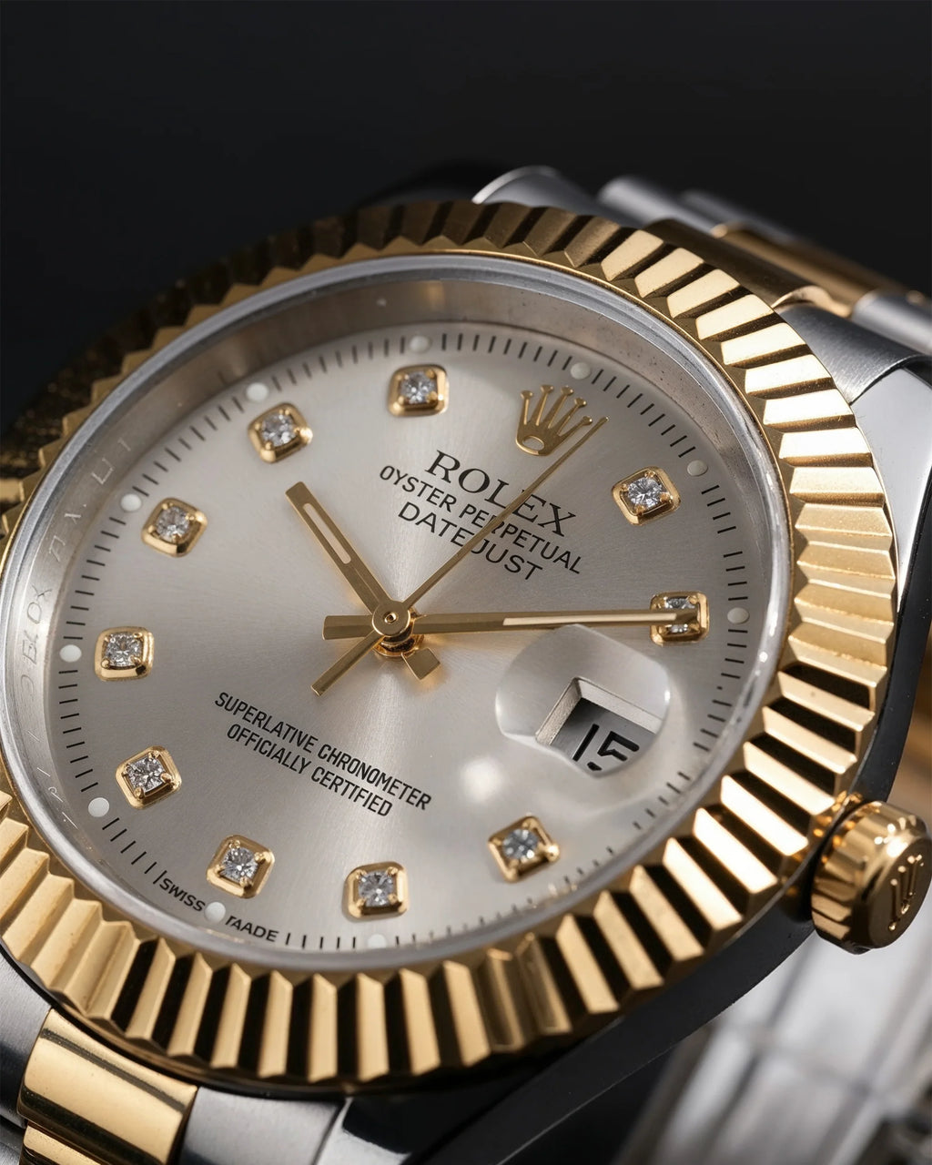 Prestige Silver Gold Watch