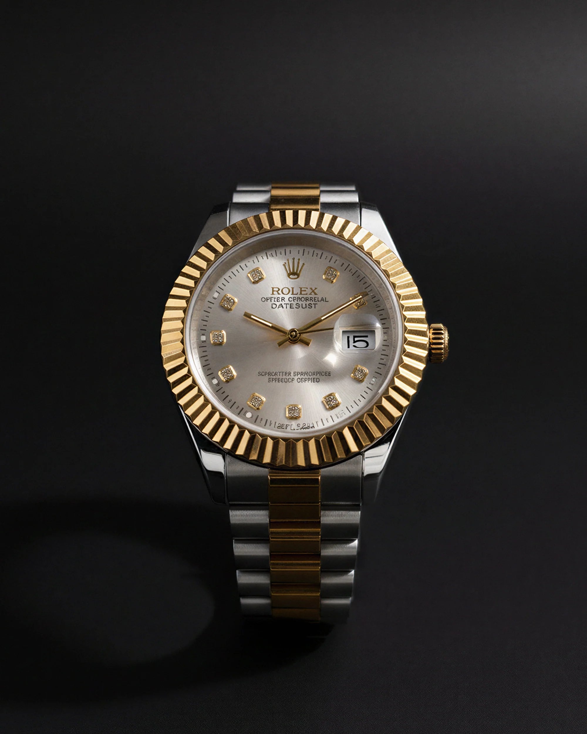 Prestige Silver Gold Watch