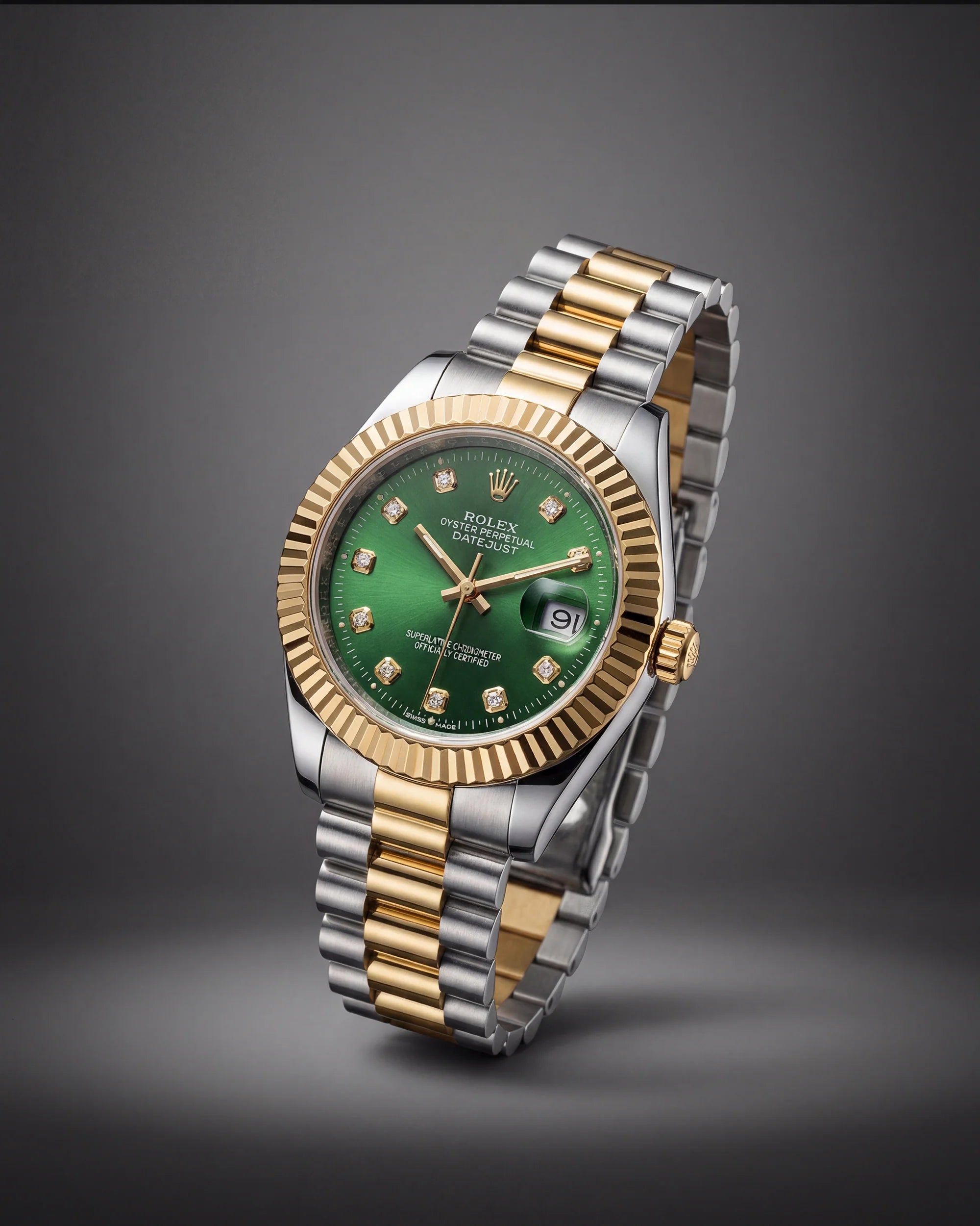 Prestige Green Gold Watch